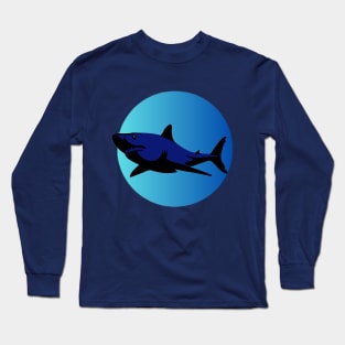 RETRO SHARK Long Sleeve T-Shirt